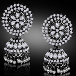 Adhvik Classic Jhumkas Earrings-22