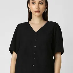 Van Heusen Woman Women Solid V-Neck  Top-image-6