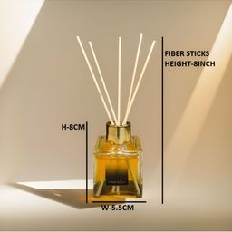 GLOBAL AROMA Blue & Red Oud Reed Aroma Oil Diffuser & Sticks 100ml image 2