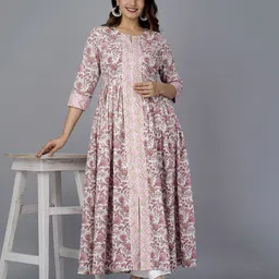 Mishree Collection Women Ethnic Motifs Gotta Patti Anarkali Kurta-58