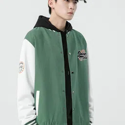 StyleCast x Revolte Men Colourblocked Tailored Jacket-image-24