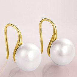Peora Gold-Plated Pearls Beaded Circular Shaped Studs-12