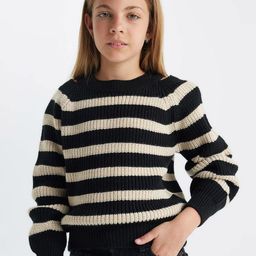 DeFacto Girls Striped Pullover-picture-25