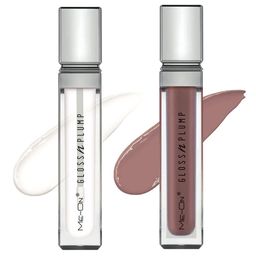 ME-ON Set Of 2 Gloss & Plump Long-Lasting Lip Gloss 3ml Each - Shades 01 & 04-14