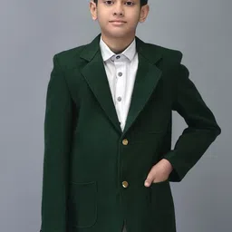 Noty Kids Woolen Winter Blazer-27
