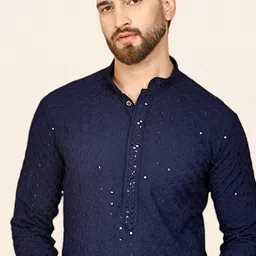 Anouk Men Viscose Rayon Straight Kurtas-picture-27