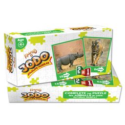 Kaado Jodo Rhino & Tiger 2 In 1 Puzzle - 16 & 64 pieces (Color May Vary)-22