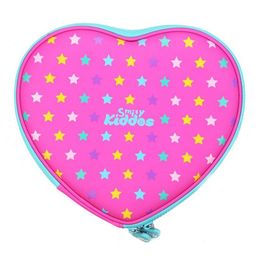 Smily Kiddos Heart Shaped Single Compartment Pencil Box - Pink-picture-1