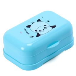 Soap Case Panda Print - Blue-picture-18