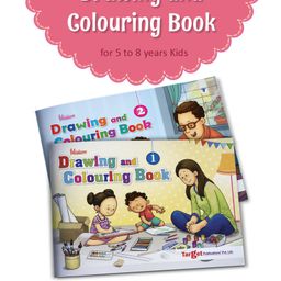 Target Publication Blossom Drawing and Colouring Books Pack of 2 - English-4
