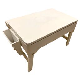 Kidoz Multi Purpose Wooden Study Table with Storage and Pinboard - White-4