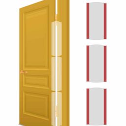 KidDough Door Crack Protector Pack of 3 - White-13
