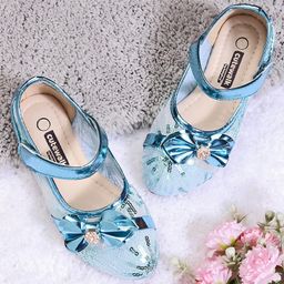 Cute Walk by Babyhug Party Wear Sandals - Blue-image-64