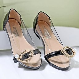 Cute Walk by Babyhug Sandals - Black-image-112