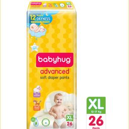 Babyhug Advanced Pant Style Diapers Extra Large (XL) Size   - 26 Pieces-image-36