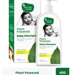Mother Sparsh Baby Plant Powered Natural Baby Shampoo - 400 ml-image-91
