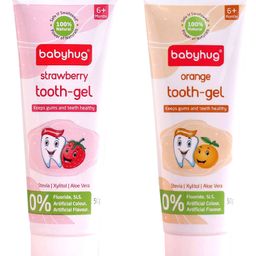 Babyhug Strawberry & Orange Flavoured Tooth Gel Combo-image-90