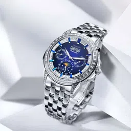 ZAADRAN Men Sirius Silver Blue Watches Sirius Silver Blue-picture-41