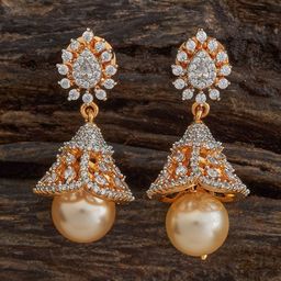 Kushal's Fashion Jewellery Dome Shaped Jhumkas Earrings-1
