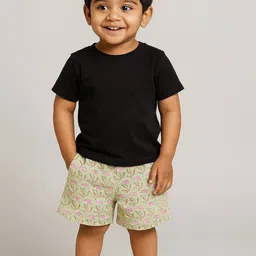Pum Pum Boys Floral Printed Cotton Regular Shorts-image-46