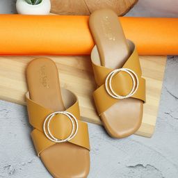 Sole Saga Women Striped Open Toe Flats with Bows-78