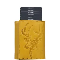 DOECRAFT Men Animal Printed Leather Card Holder-23