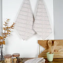 Ratan Cart 3 Pcs Striped Kitchen Towels-image-69