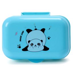 fab n funky Soap Case Panda Print - Blue image 2