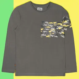 Gini and Jony Boys Graphic Printed Round Neck Cotton T-shirt-picture-51