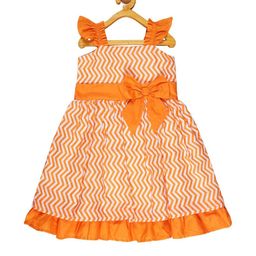 YOUNG BIRDS Print Fit & Flare Dress-image-48