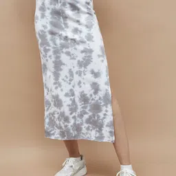 Kappa Women Printed Pure Cotton Straight Maxi Skirts-picture-24