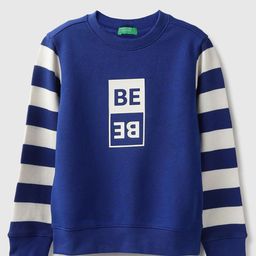 United Colors of Benetton Boys Striped Cotton Sweatshirt-image-78