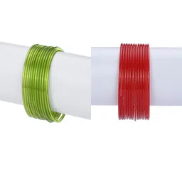 1ST TIME Set Of 24 Green Alloy Bangles-picture-33