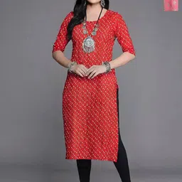 Anouk Rustic Pack of 2 Women Ethnic Motifs Printed Straight Crepe Kurta-55
