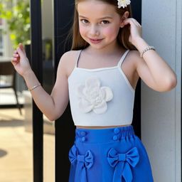 LULU & SKY Girls Top with Shorts-picture-35