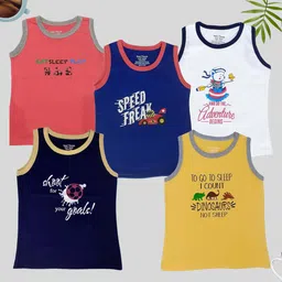 TotzTouch Boys 5 Printed T-shirt-44