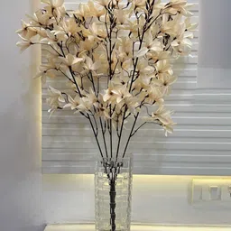ARTSY Cream-Coloured 1 Pieces Magnolia Artificial Flower-image-22