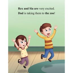om books international All Set To Read Off To The Zoo Picture Book - English image 3