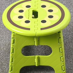 fab n funky Folding Stool Kiwi Design - Green image 3