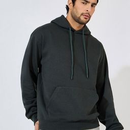 Styli Men Relaxed Fit Fleece Hoodie with Kangaroo Pocket-picture-21