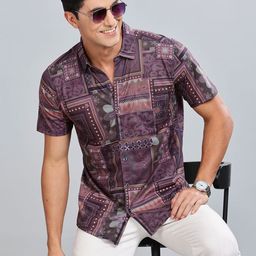 BULLMER Men Standard Opaque Printed Casual Shirt-image-48
