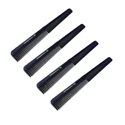 Utkarsh Set Of 4 Barber Comb With Fine Tooth For Cutting & Hair Styling-0