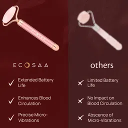 ECOSAA Luxequartz E-Face Roller For Puffy & Dark Circles image 2