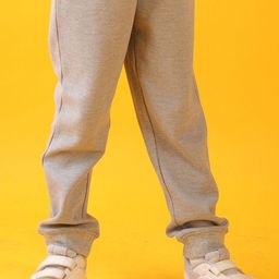 Anthrilo Boys Relaxed Straight Leg Summer Grey Textured Joggers Trousers-picture-20
