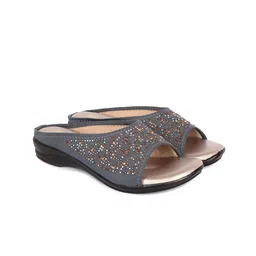 BIG BIRD FOOTWEAR Women Embellished Open Toe Flats-image-80