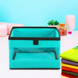 Kuber Industries Sea Green Set of 2 Regular Multi-Utility Organisers image 2