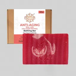 Pratha Anti-Aging BHA AHA Collagen Retinol Cold Process Bathing Bar- 100 g-8