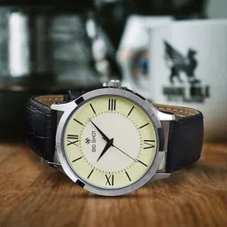 BIG SHOT Men Brass Dial & Leather Straps Analogue Watch BSM064D-image-44