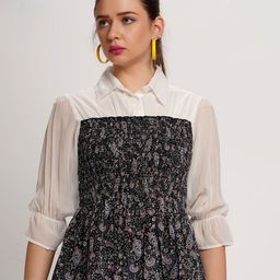 me Queen Women Floral Printed Women Shirt Style Top-image-119