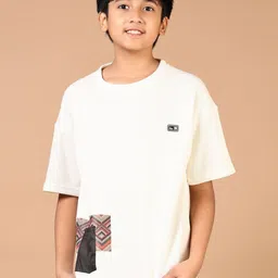 V-Mart Boys Extended Sleeves Applique T-shirt-53